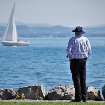 Senior, The Sail, Lake, Sailboat, Elderly People